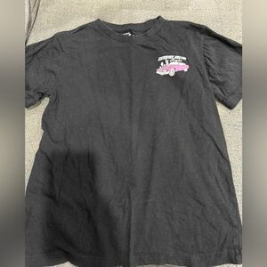 Eighty Eight Black Tee with Pink Graphic